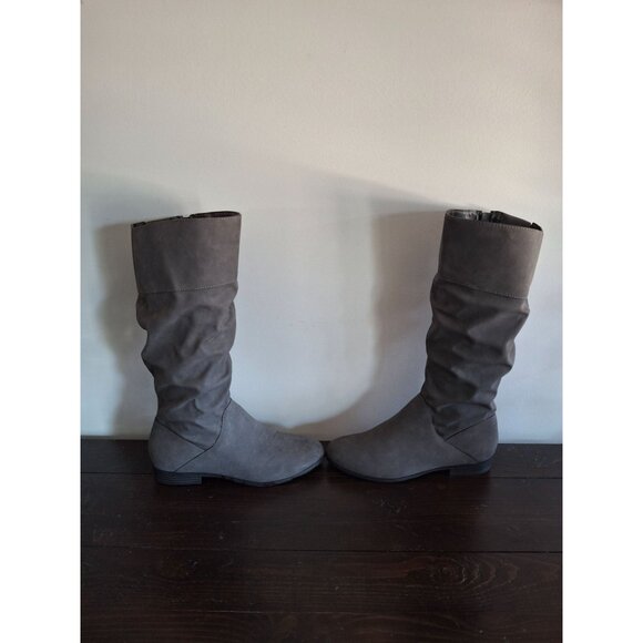 Style & Co Gray Kelimae Scrunched Riding Boots/NWOB, Sz. 8.5M - Picture 4 of 10